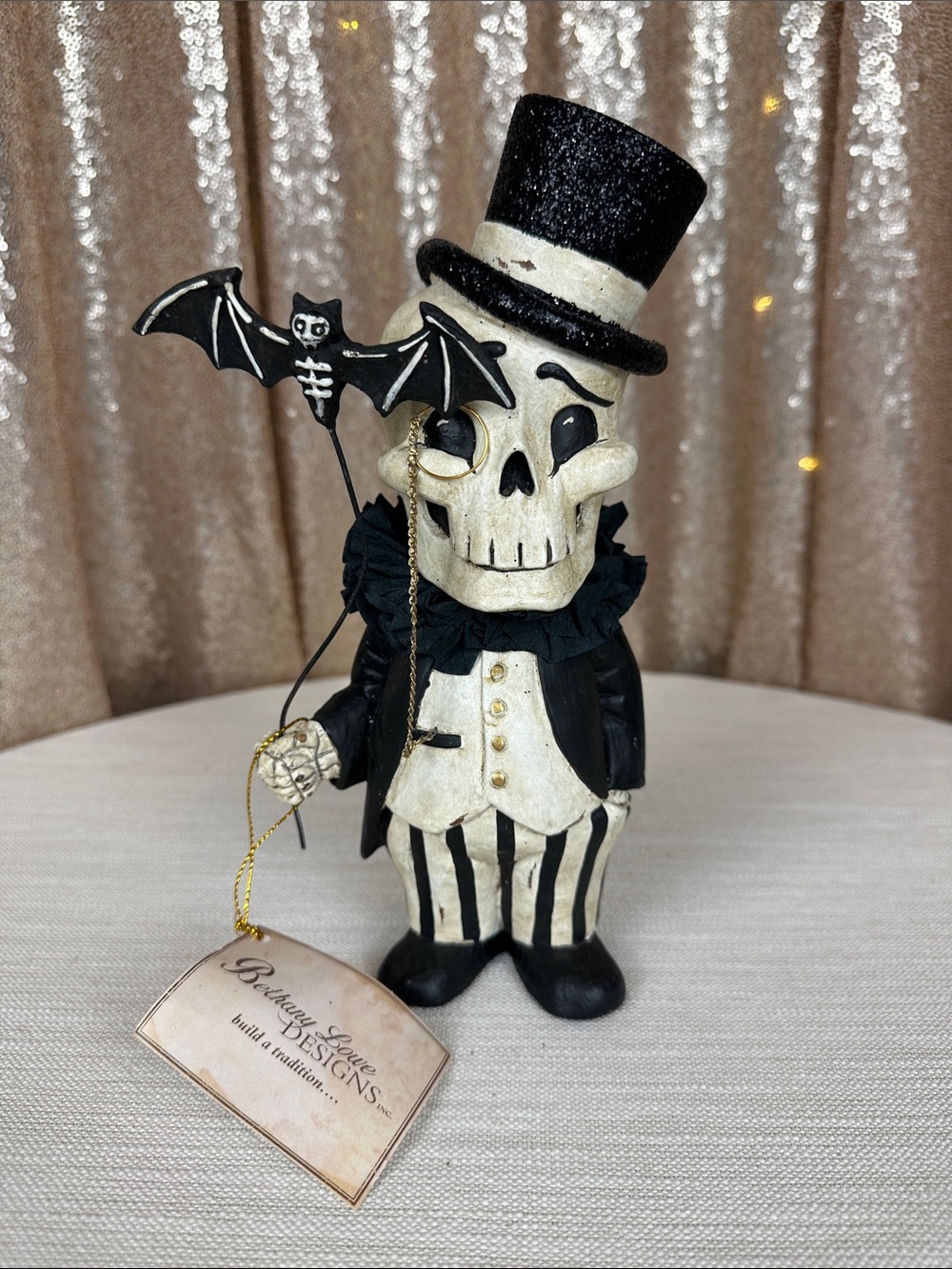 Bethany Lowe Dapper Desmond Skelly Halloween Skeleton TD0059 NWT